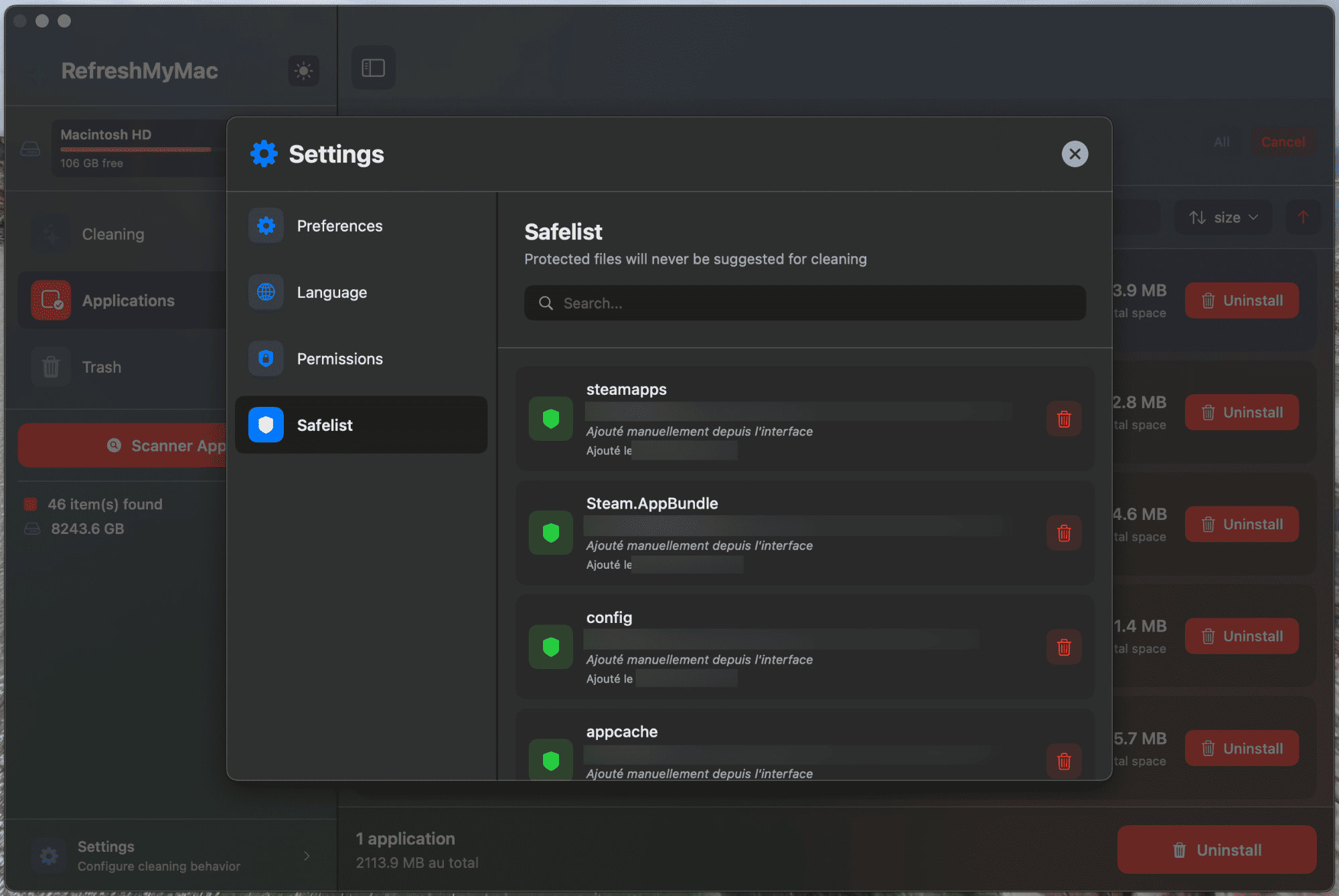 RefreshMyMac Safeliste